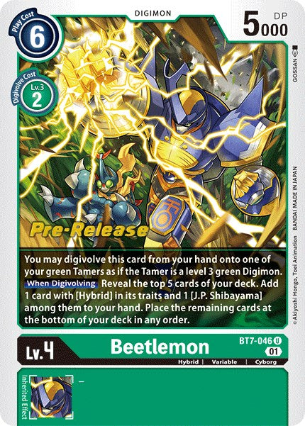 Beetlemon [BT7-046] [Next Adventure Pre-Release Cards]