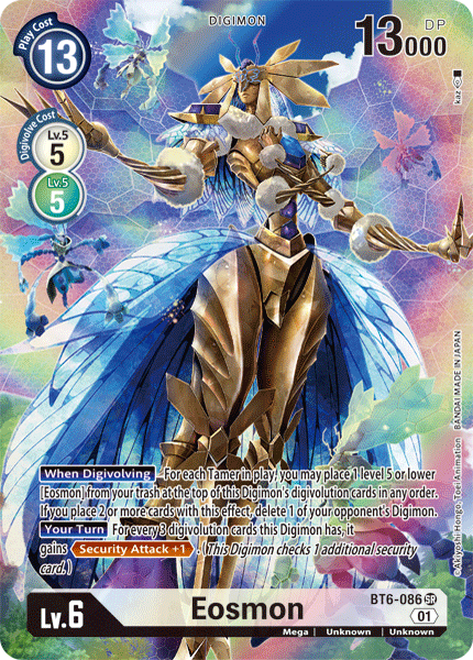 Eosmon [BT6-086] (Alternate Art) [Double Diamond]