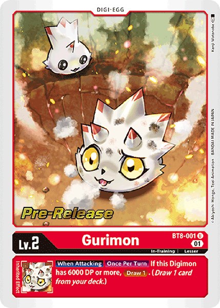 Gurimon [BT8-001] [New Awakening Pre-Release Cards]
