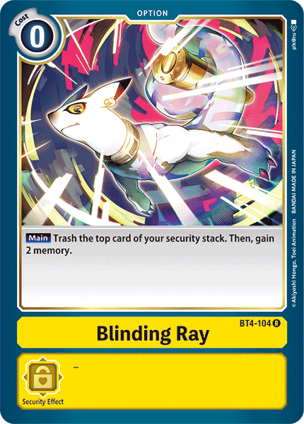 Blinding Ray [BT4-104] [Great Legend]