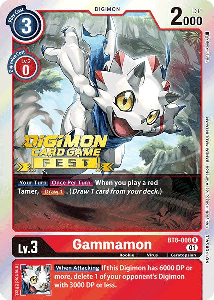 Gammamon [BT8-008] (Digimon Card Game Fest 2022) [New Awakening Promos]