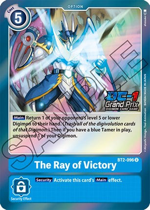 The Ray of Victory [BT2-096] (DC-1 Grand Prix) [Release Special Booster Promos]