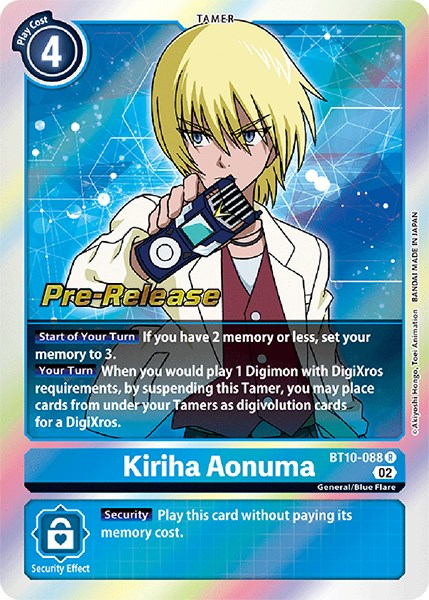 Kiriha Aonuma [BT10-088] [Xros Encounter Pre-Release Cards]