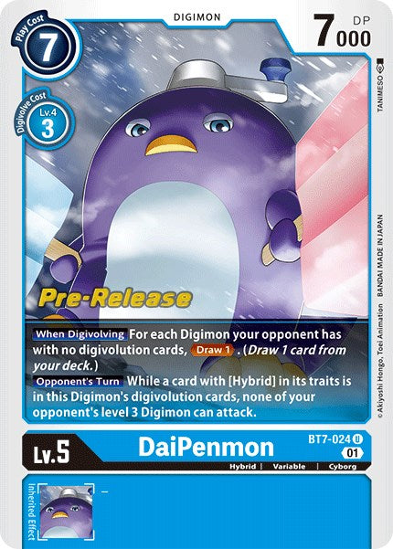 DaiPenmon [BT7-024] [Next Adventure Pre-Release Cards]