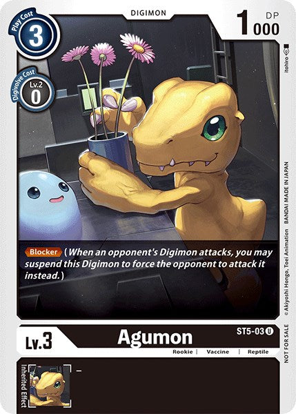 Agumon [ST5-03] (Official Tournament Pack Vol.3) [Starter Deck: Machine Black Promos]