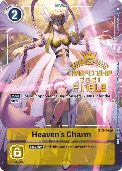 Heaven's Charm [ST3-14] (2021 Championship Finals Tamer‘s Evolution Pack) [Starter Deck: Heaven's Yellow Promos]