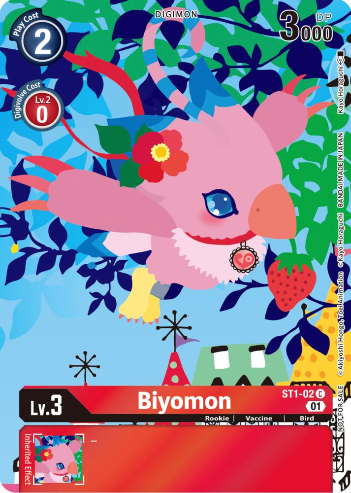 Biyomon [ST1-02] (Tamer's Card Set 2 Floral Fun) [Starter Deck: Gaia Red Promos]