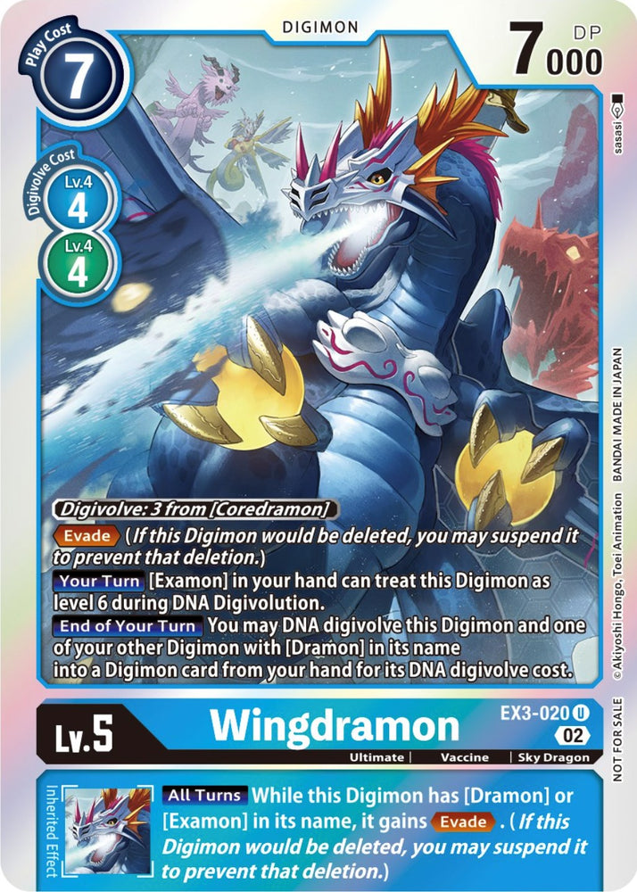 Wingdramon [EX3-020] (Alternate Art) [Draconic Roar]