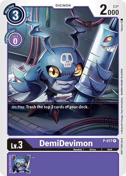 DemiDevimon [P-017] [Promotional Cards]