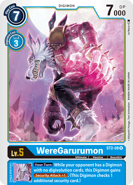 WereGarurumon [ST2-08] [Starter Deck: Cocytus Blue]