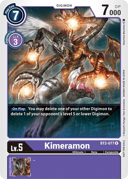 Kimeramon [BT2-077] (Battle of Omni Pre-Release) [Release Special Booster Promos]