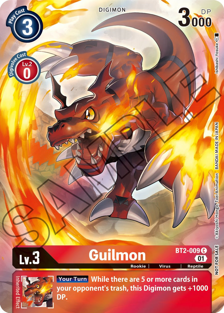 Guilmon [BT2-009] (Tamer's Card Set 1) [Release Special Booster Promos]