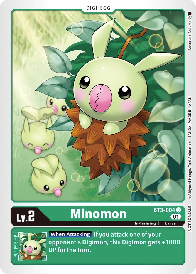 Minomon [BT3-004] (Winner Pack X Record) [Release Special Booster Promos]