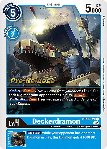 Deckerdramon [BT10-020] [Xros Encounter Pre-Release Cards]