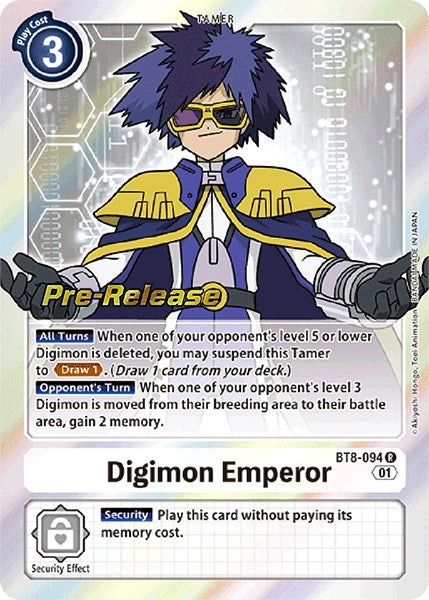 Digimon Emperor [BT8-094] [New Awakening Pre-Release Promos]