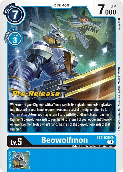 Beowolfmon [BT7-025] [Next Adventure Pre-Release Cards]