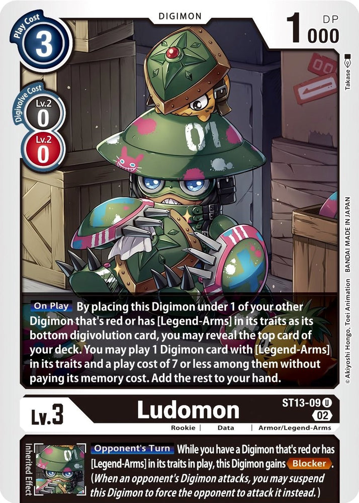 Ludomon [ST13-09] [Starter Deck: Ragnaloardmon]