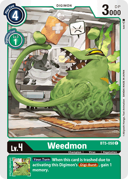 Weedmon [BT5-050] [Battle of Omni]