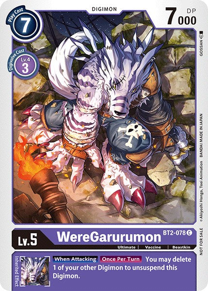 WereGarurumon [BT2-078] (Official Tournament Pack Vol.3) [Release Special Booster Promos]
