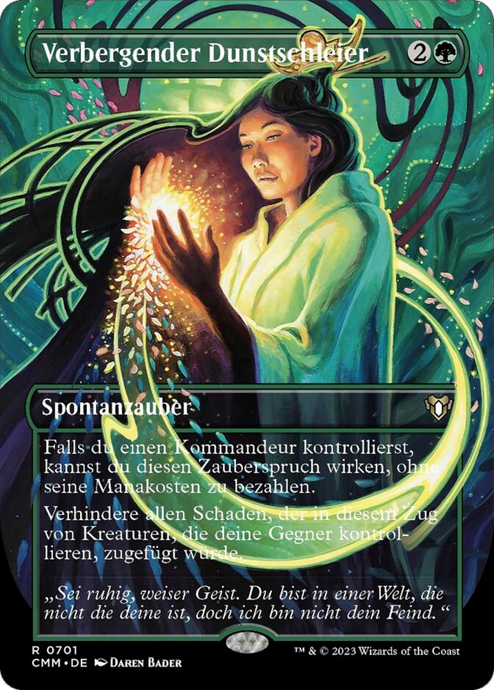 Obscuring Haze (Borderless Alternate Art) [Commander Masters]