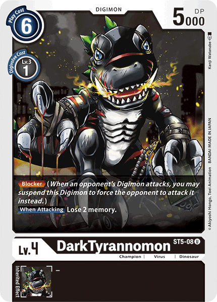 DarkTyrannomon [ST5-08] [Starter Deck: Machine Black]