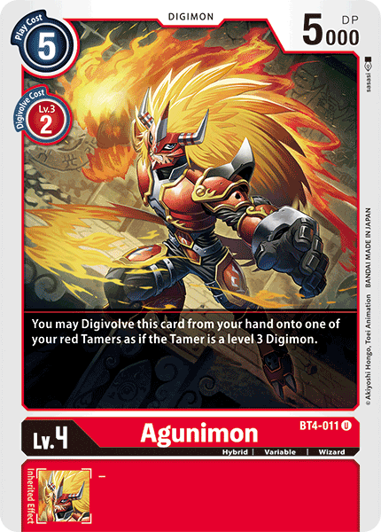 Agunimon [BT4-011] [Great Legend]