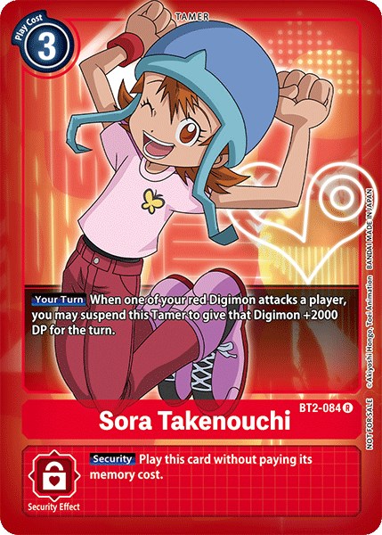 Sora Takenouchi [BT2-084] (Official Tournament Pack Vol.3) [Release Special Booster Promos]