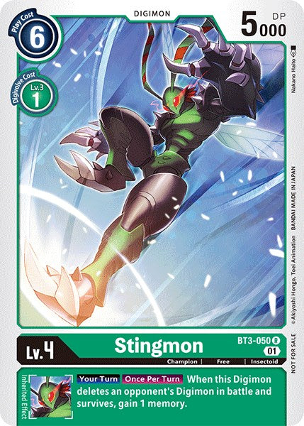 Stingmon [BT3-050] (Winner Pack Double Diamond) [Release Special Booster Promos]