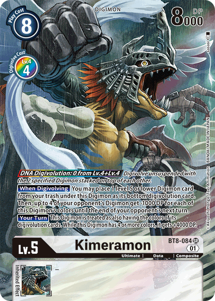 Kimeramon [BT8-084] (Alternate Art) [New Awakening]
